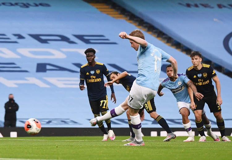 Skor telak 3-0 mewarnai pertandingan Liga Inggris Man CIty vs Arsenal