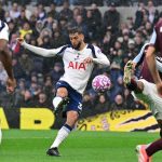 英超联赛 尽管本坦库尔为热刺早早建功，但球队未能守住优势，遭维拉2比1逆转。