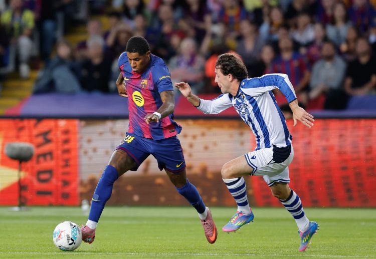 西甲联赛 巴萨遭遇多名主力伤缺，锋线重任落在拉什福德与费兰·托雷斯身上，两人本季各自攻入5球。