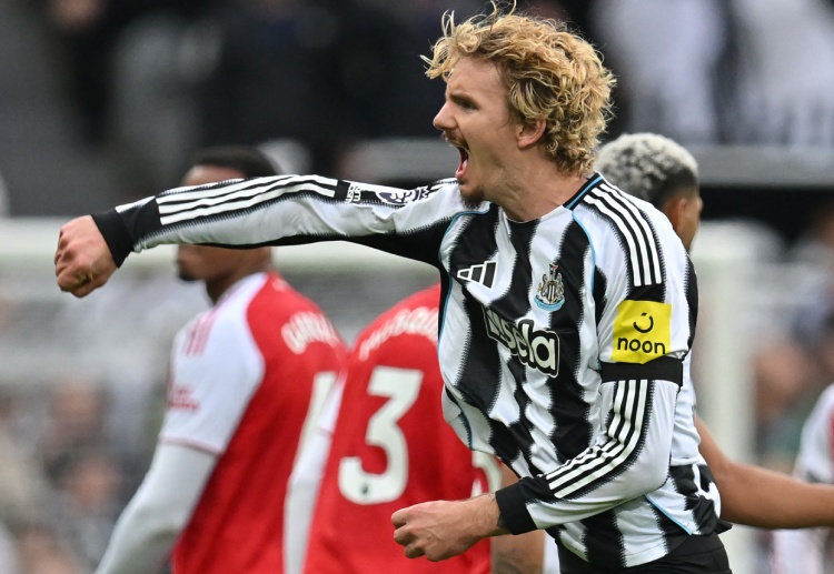 英超联赛 沃尔特马德是纽卡核心球员，国际比赛日攻入两球，有望继续主导进攻。